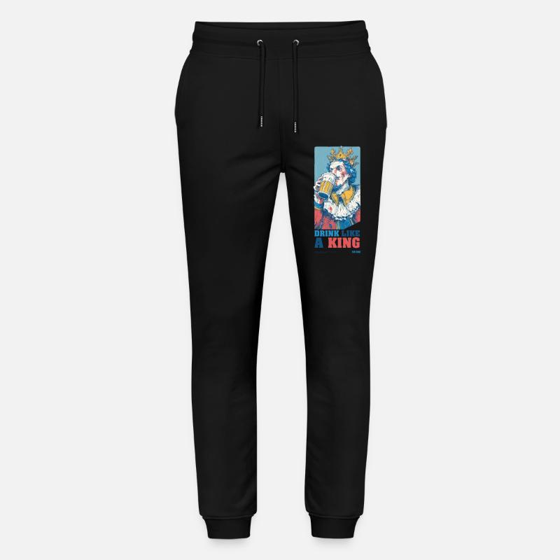 Königlicher Biergenuss - Stanley/Stella Unisex Bio Jogginghose Mover  - Schwarz