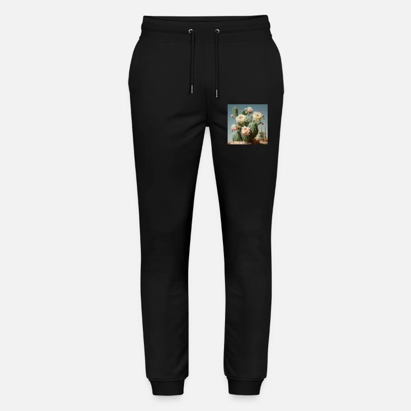 Kaktusblüten im Wüstenlicht - Stanley/Stella Unisex Bio Jogginghose Mover  - Schwarz
