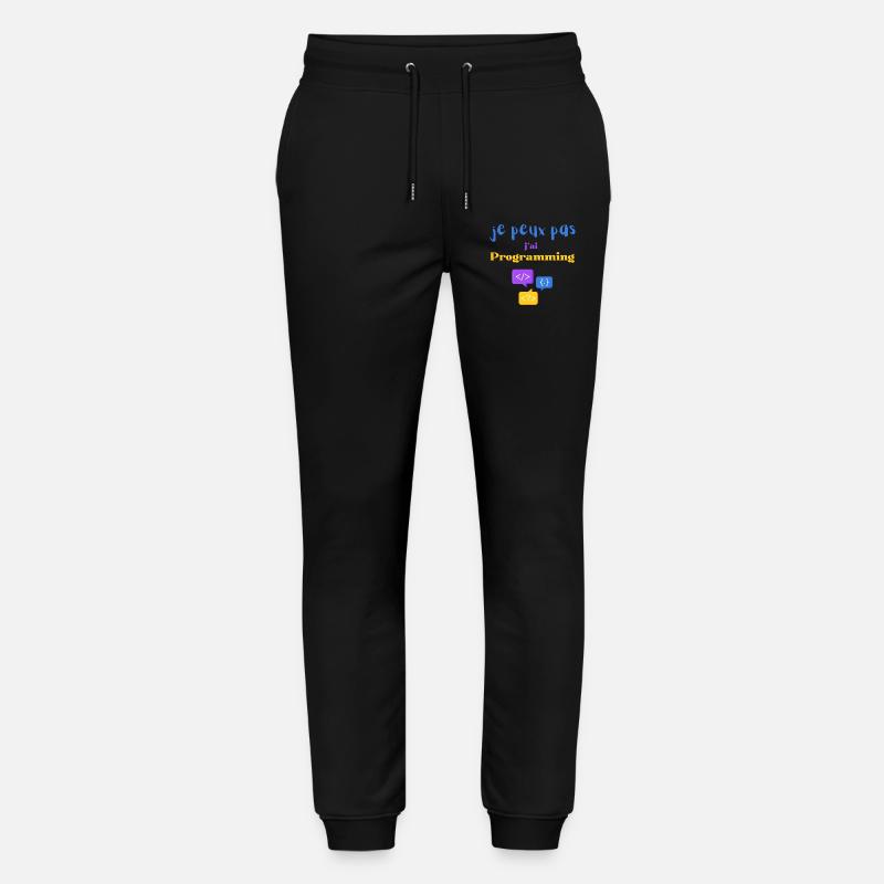 Ich kann nicht programmieren - Stanley/Stella Unisex Bio Jogginghose Mover  - Schwarz