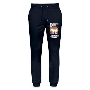 Astuces du Labrador - Pantalon de jogging bio MOVER Stanley/Stella unisexe - marine - Devant - Marisol (170cm) & Nik (191cm)