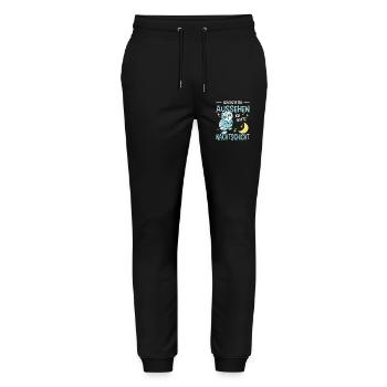 Pflegerin Geschenke Pflege Lustig Krankenpflegerin - Stanley/Stella Unisex Bio Jogginghose Mover  - Schwarz - Vorne - Marisol (170cm) & Nik (191cm)