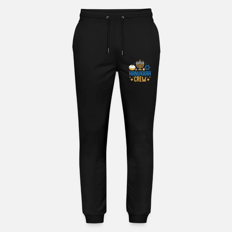 Hanukkah  - Stanley/Stella Unisex Bio Jogginghose Mover  - Schwarz
