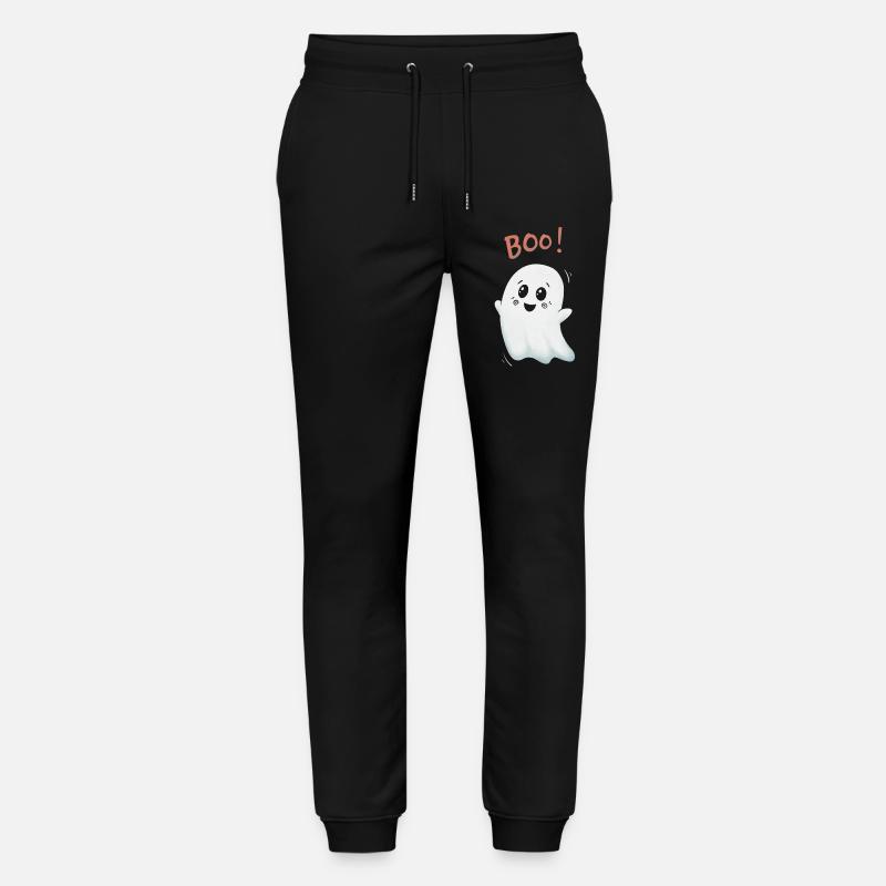 Boo Geist: Niedlicher Ghost - Stanley/Stella Unisex Bio Jogginghose Mover  - Schwarz