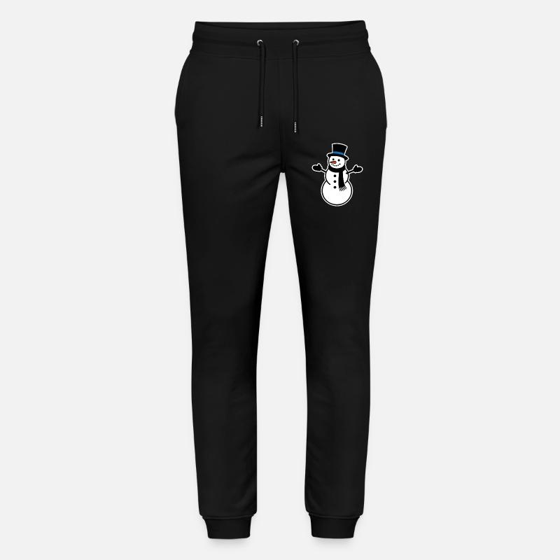 Schneemann - Stanley/Stella Unisex Bio Jogginghose Mover  - Schwarz