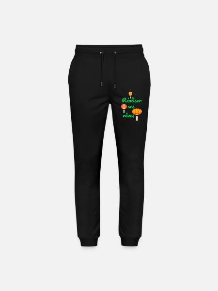 Réaliser ses rêves - Pantalon de jogging bio MOVER Stanley/Stella unisexe - noir