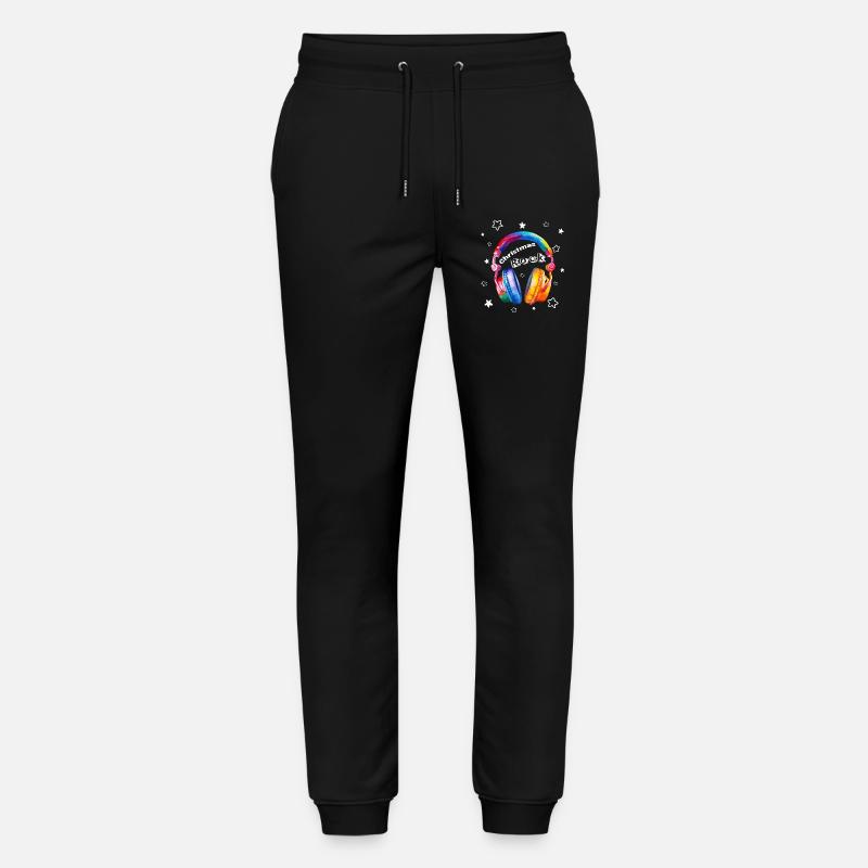 Christmas Rock Kopfhörer Weihnachten cool - Stanley/Stella Unisex Bio Jogginghose Mover  - Schwarz