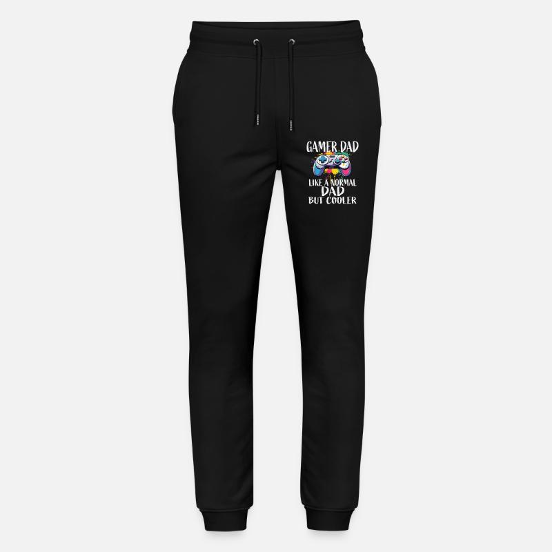 Gamer Dad Controller - Stanley/Stella Unisex Bio Jogginghose Mover  - Schwarz