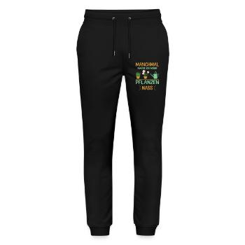 Garden Gardening Hobby Gardener Allotment Garden Funny - Stanley/Stella Mover Unisex Organic Jogging Trousers - black - Front - Marisol (170cm) & Nik (191cm)
