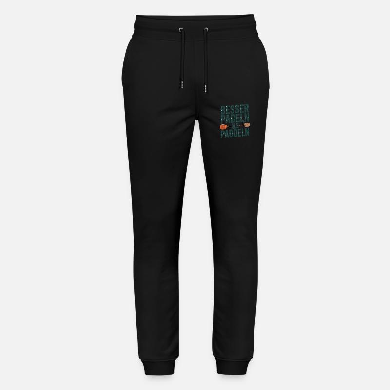 Besser Paddeln Als Paddeln - Stanley/Stella Unisex Bio Jogginghose Mover  - Schwarz