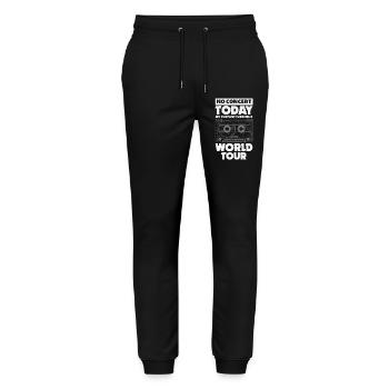 No concert today sad music - Stanley/Stella Mover Unisex Organic Jogging Trousers - black - Front - Marisol (170cm) & Nik (191cm)