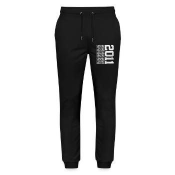 LIMITED EDITION 2011 15 YEARS 15TH BIRTHDAY - Stanley/Stella Mover Unisex Organic Jogging Trousers - black - Front - Marisol (170cm) & Nik (191cm)