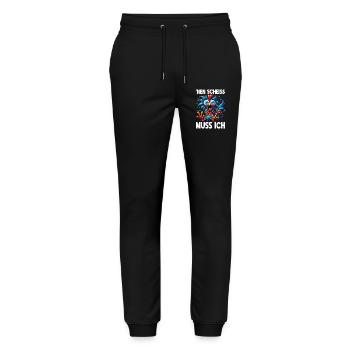 I have to fuck funny chicken sarcasm humor - Stanley/Stella Mover Unisex Organic Jogging Trousers - black - Front - Marisol (170cm) & Nik (191cm)