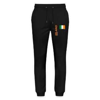 Dublin - Pantalon de jogging bio MOVER Stanley/Stella unisexe - noir - Devant - Marisol (170cm) & Nik (191cm)