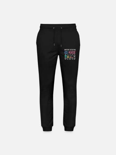Akkustand einer Intensivpflegekraft Humor - Stanley/Stella Unisex Bio Jogginghose Mover  - Schwarz