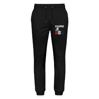 Si Le Chemin Devient Difficile - Cycliste Cadeau - Pantalon de jogging bio MOVER Stanley/Stella unisexe - noir - Devant - Marisol (170cm) & Nik (191cm)