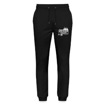 Cityscape - Polish - ready when you are - Stanley/Stella Mover Unisex Organic Jogging Trousers - black - Front - Marisol (170cm) & Nik (191cm)