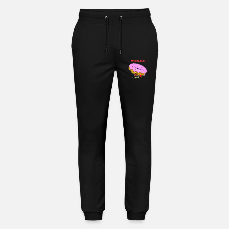 Dessin animé Ouvrière Donut de Fourmi - Pantalon de jogging bio MOVER Stanley/Stella unisexe - noir