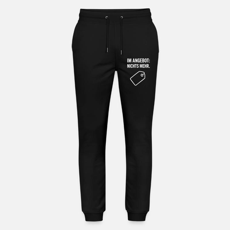 Scherz design: im Angebot nichts mehr - Stanley/Stella Unisex Bio Jogginghose Mover - Schwarz