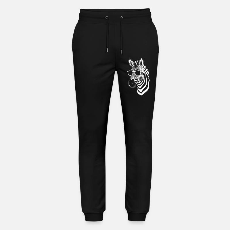 Zebra Spruch Lustiges Zebra Geschenk - Stanley/Stella Unisex Bio Jogginghose Mover  - Schwarz