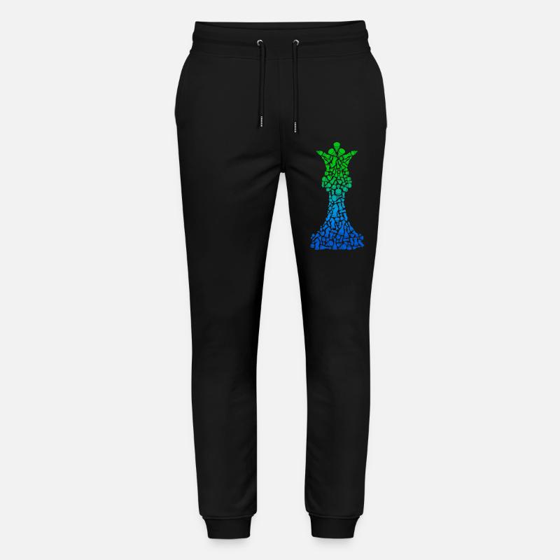 Pièces d’échecs Jeu d’échecs Joueur d’échecs - Pantalon de jogging bio MOVER Stanley/Stella unisexe - noir