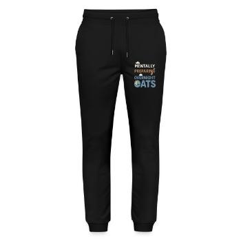Porridge Breakfast Culture Overnight - Stanley/Stella Mover Unisex Organic Jogging Trousers - black - Front - Marisol (170cm) & Nik (191cm)