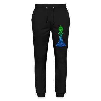 Chess Players Chess Pieces Chess Game Chess - Stanley/Stella Mover Unisex Organic Jogging Trousers - black - Front - Marisol (170cm) & Nik (191cm)