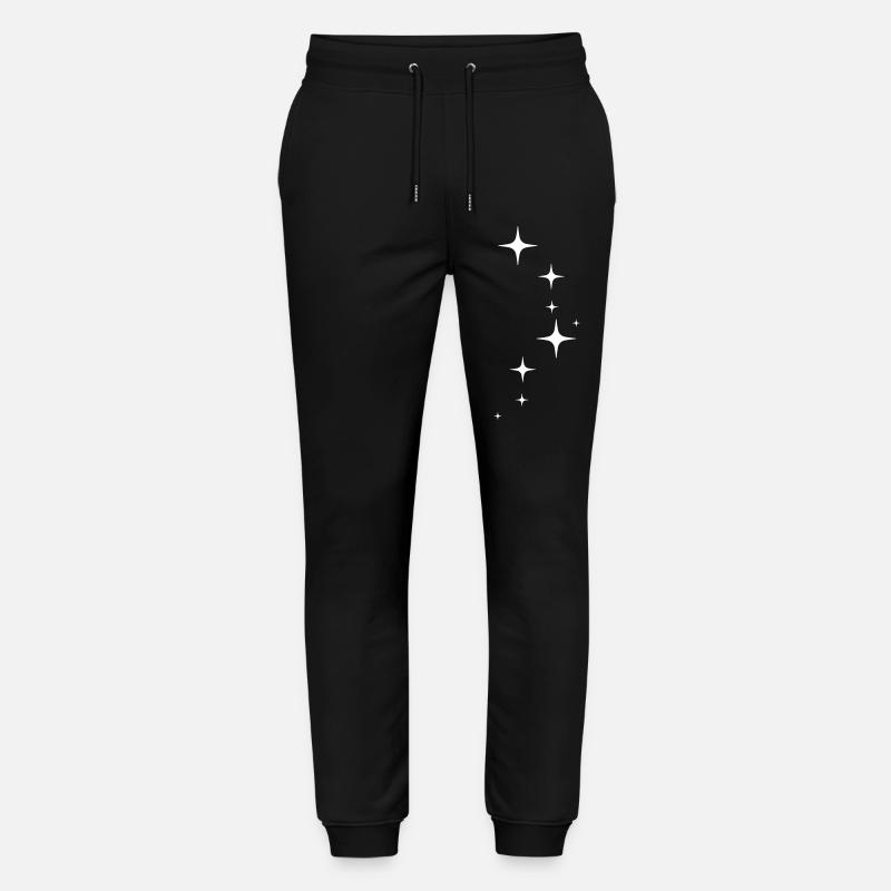 Sterne - Funkeln - Zeichen - Stanley/Stella Unisex Bio Jogginghose Mover  - Schwarz