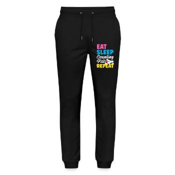 Pharmacist Pharmaceutical Technical - Stanley/Stella Mover Unisex Organic Jogging Trousers - black - Front - Marisol (170cm) & Nik (191cm)