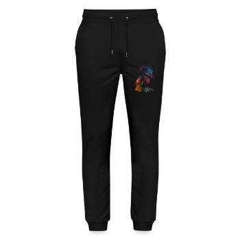 Motor Racing Sports Art #motor #sport - Stanley/Stella Mover Unisex Organic Jogging Trousers - black - Front - Marisol (170cm) & Nik (191cm)