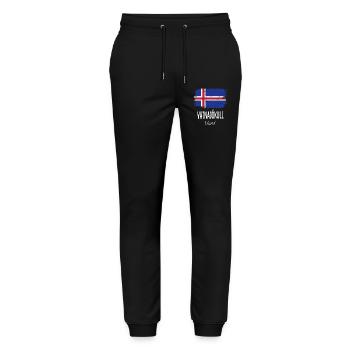 Vatnajökull - Stanley/Stella Unisex Bio Jogginghose Mover  - Schwarz - Vorne - Marisol (170cm) & Nik (191cm)