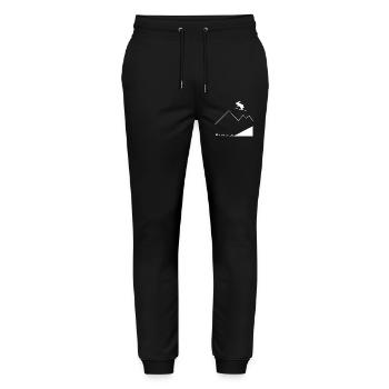 Born Wild - Stanley/Stella Mover Unisex Organic Jogging Trousers - black - Front - Marisol (170cm) & Nik (191cm)