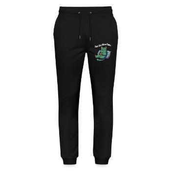 Il ne reste qu’une partie de chat - Pantalon de jogging bio MOVER Stanley/Stella unisexe - noir - Devant - Marisol (170cm) & Nik (191cm)