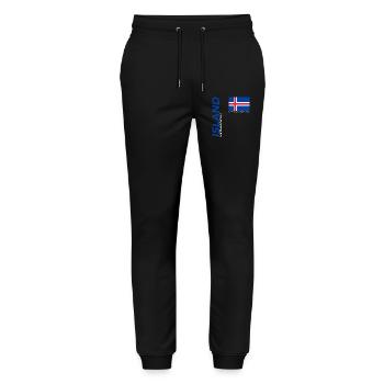 Vatnajökull - Stanley/Stella Unisex Bio Jogginghose Mover  - Schwarz - Vorne - Marisol (170cm) & Nik (191cm)
