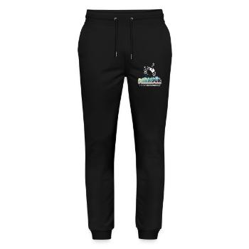 Parkour Life Beyond Boundaries - Stanley/Stella Mover Unisex Organic Jogging Trousers - black - Front - Marisol (170cm) & Nik (191cm)