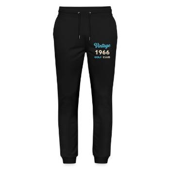 Vintage 1966 Golf Club Retro Geburtsjahr Geschenk - Stanley/Stella Unisex Bio Jogginghose Mover  - Schwarz - Vorne - Marisol (170cm) & Nik (191cm)