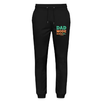 Mode papa en charge pour les futurs pères fiers - Pantalon de jogging bio MOVER Stanley/Stella unisexe - noir - Devant - Marisol (170cm) & Nik (191cm)