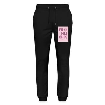 Happy New Year – New Year Greeting Design - Stanley/Stella Mover Unisex Organic Jogging Trousers - black - Front - Marisol (170cm) & Nik (191cm)