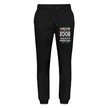 2008 – Made – Aged to perfection - Stanley/Stella Mover Unisex Organic Jogging Trousers - black - Front - Marisol (170cm) & Nik (191cm)