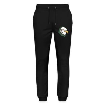 Eagle Head - Stanley/Stella Mover Unisex Organic Jogging Trousers - black - Front - Marisol (170cm) & Nik (191cm)