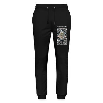 Wikinger Outfits Walhalla Nordische Mythologie - Stanley/Stella Unisex Bio Jogginghose Mover  - Schwarz - Vorne - Marisol (170cm) & Nik (191cm)