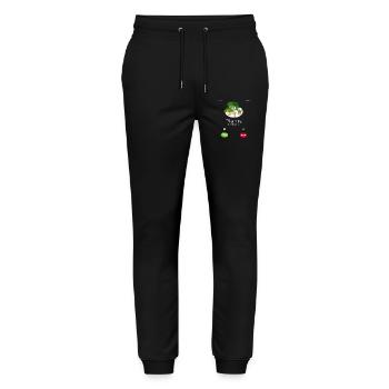 Les plantes appellent l’amant des plantes - Pantalon de jogging bio MOVER Stanley/Stella unisexe - noir - Devant - Marisol (170cm) & Nik (191cm)