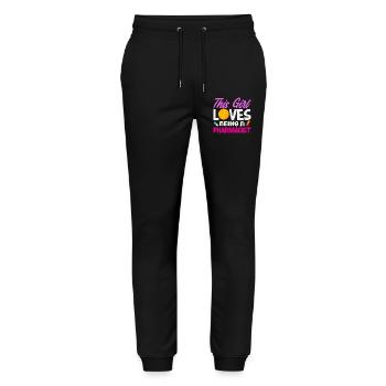 Pharmacist Pharmaceutical Technical - Stanley/Stella Mover Unisex Organic Jogging Trousers - black - Front - Marisol (170cm) & Nik (191cm)