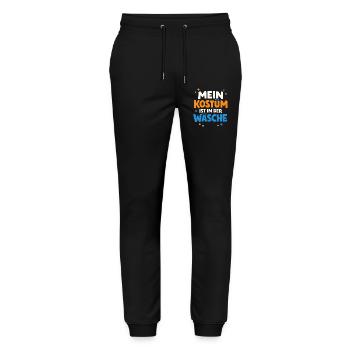 My costume is in the laundry Carnival Carnival - Stanley/Stella Mover Unisex Organic Jogging Trousers - black - Front - Marisol (170cm) & Nik (191cm)