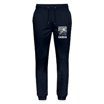 Vintage Euphonium Player - Stanley/Stella Mover Unisex Organic Jogging Trousers - navy - Front - Marisol (170cm) & Nik (191cm)