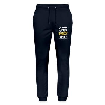 Vintage Euphonium Spieler - Stanley/Stella Unisex Bio Jogginghose Mover  - Navy - Vorne - Marisol (170cm) & Nik (191cm)