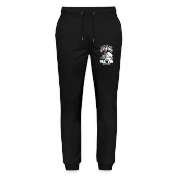 Snowboarden Snowboardtreffen Sessellift - Stanley/Stella Unisex Bio Jogginghose Mover  - Schwarz - Vorne - Marisol (170cm) & Nik (191cm)