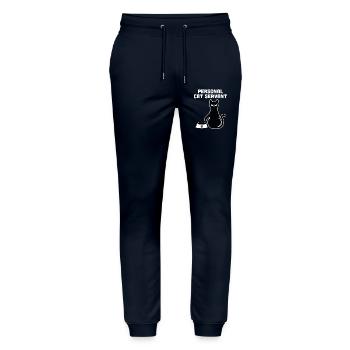 Persönlicher Katzendiener - Stanley/Stella Unisex Bio Jogginghose Mover  - Navy - Vorne - Marisol (170cm) & Nik (191cm)