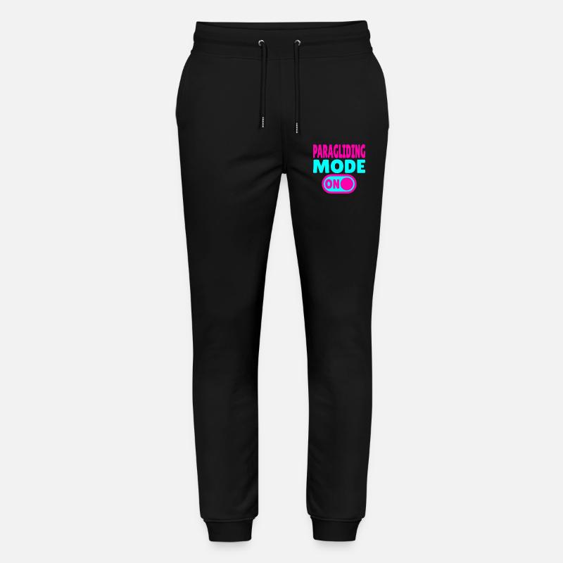 Paragliding Mode ON – Gleitschirmfreiheit - Stanley/Stella Unisex Bio Jogginghose Mover  - Schwarz