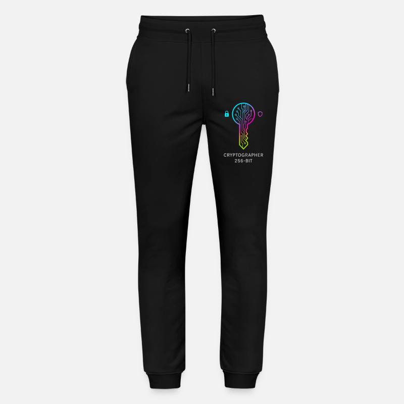 Expert in Cryptography and 256-bit Security - Stanley/Stella Mover Unisex Organic Jogging Trousers - black