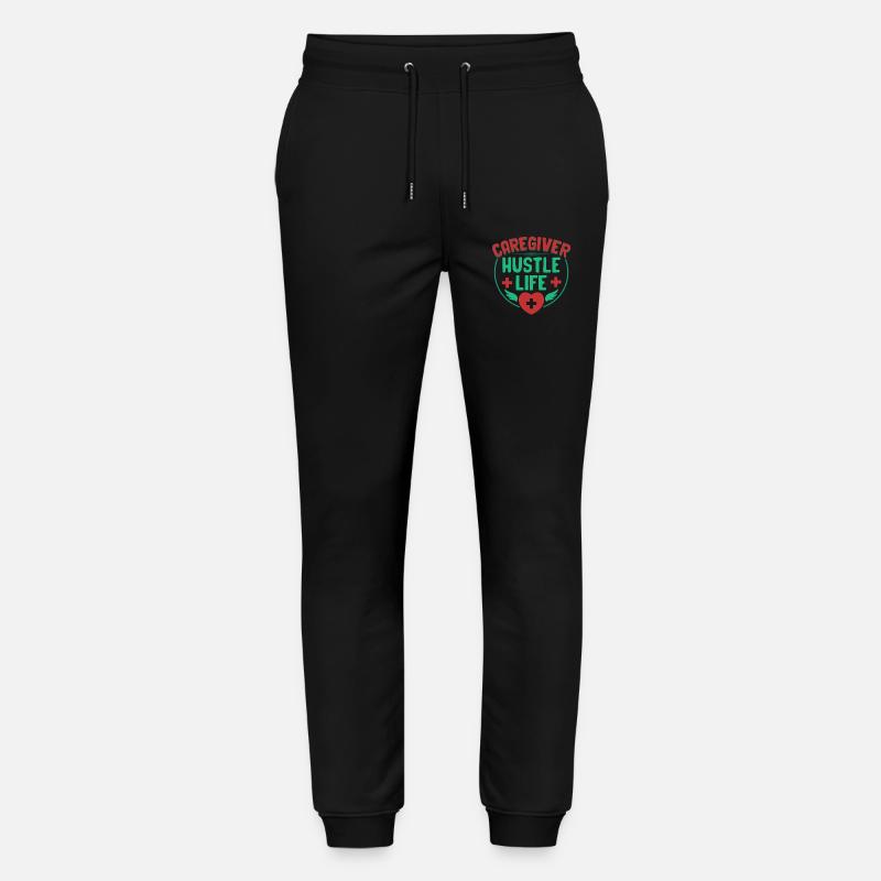 Infermiere, assistenza geriatrica - Pantaloni da jogger unisex ed ecologici Mover di Stanley/Stella - nero